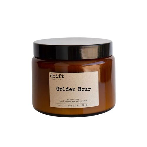 Golden Hour - Large Natural Boxed Candle