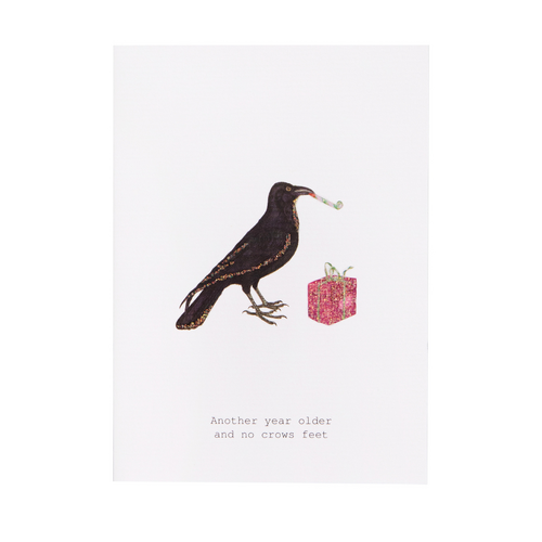 Crows Feet - Birthday Greeting Card