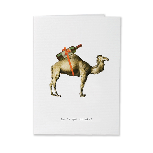 Let's Get Drinks - Greeting Card