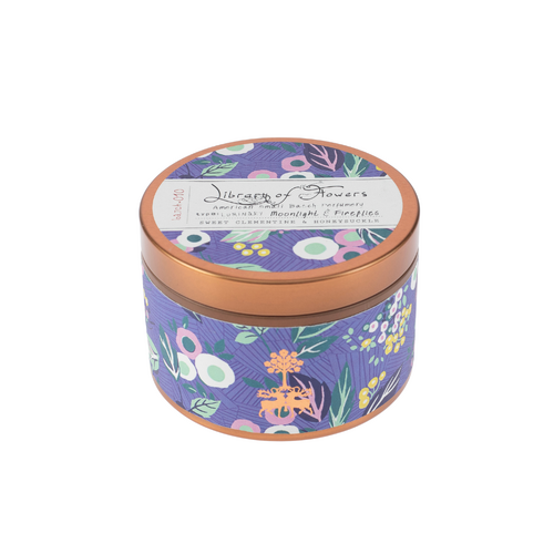 Periwinkle Floral - Soy Wax Candle