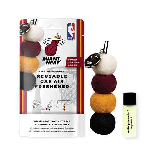 Miami Heat - NBA Reusable Car Air Freshener 