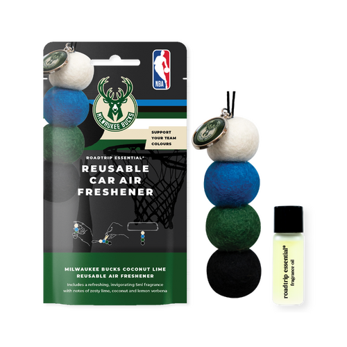 Milwaukee Bucks - NBA Reusable Car Air Freshener 