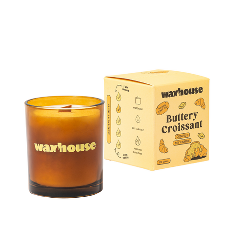 Buttery Croissant - Wood Wick Candle 