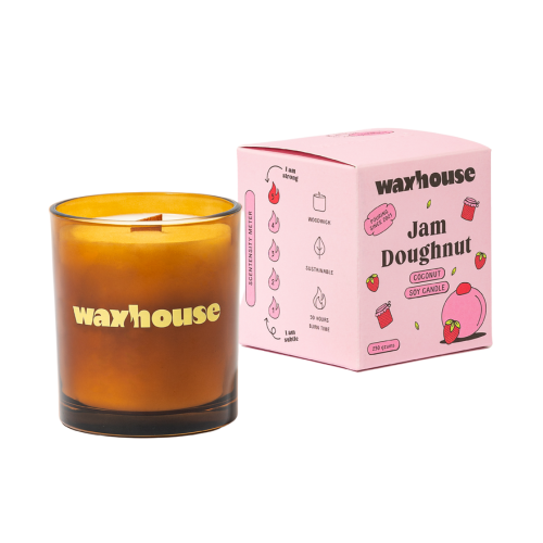 Jam Doughnut - Wood Wick Candle 